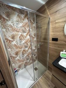 Koupelna v ubytování Habitació amb encant a Blanes
