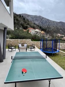 Πινγκ πονγκ στο The One in Konavle, luxury villa near Dubrovnik ή εκεί κοντά