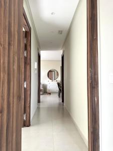 Kama o mga kama sa kuwarto sa Appartement vue océan