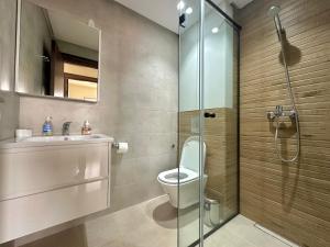 Bathroom sa Appartement vue océan