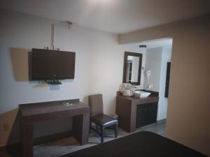 TV o dispositivi per l'intrattenimento presso Lizvan Hotel-Motel