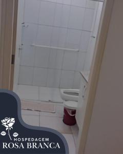 Koupelna v ubytování Hospedagem Rosa Branca