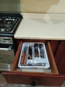 Η κουζίνα ή μικρή κουζίνα στο MV Suites Suc Fundidora