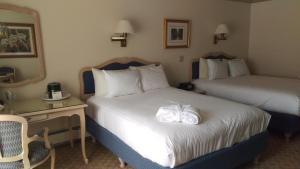 Voodi või voodid majutusasutuse Hotel Gasthof Gramshammer toas