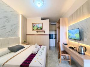 Televisi dan/atau pusat hiburan di Kubu Alit Homestay Pandawa