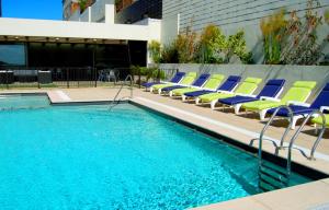 Πισίνα στο ή κοντά στο Excelente Vista al Mar 214