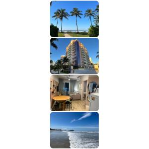 a collage of photos of the paradiso hotel at FLAT RIVIERA NOVINHO A 150m DA PRAIA ! in Riviera de São Lourenço