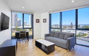 Posezení v ubytování Ruby Apartment Gold Coast