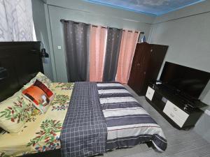 TV o dispositivi per l'intrattenimento presso The Jungle Escape Apartment 01