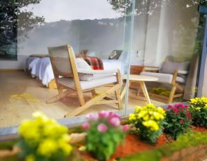 Zahrada ubytování Beyond the Terrace Residence
