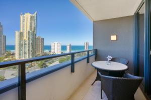 Balkón nebo terasa v ubytování Ruby Apartment Gold Coast