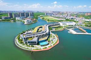 酒店附近的河景