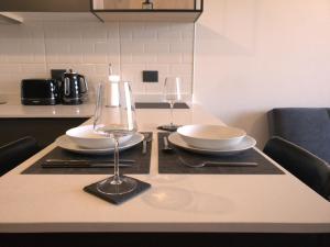 Dapur atau dapur kecil di Apart VIP Temuco - Edificio Vertice