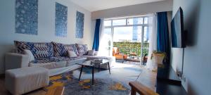 Χώρος καθιστικού στο Sky View Kilimani