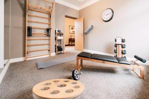 Fitness centrum a/nebo fitness zařízení v ubytování Blue City Boutique Hotel