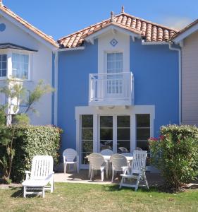 Bygningen som feriehuset ligger i