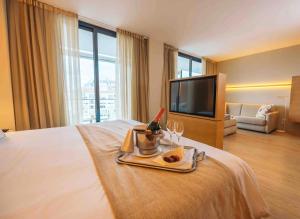 Posteľ alebo postele v izbe v ubytovaní Hotel Port Salins by Pierre & Vacances