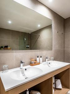 Koupelna v ubytování Bloomhotel