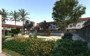 Aed väljaspool majutusasutust The Initial Sama Serviced Residences