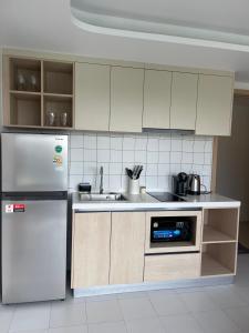 Kuchyňa alebo kuchynka v ubytovaní Two-bedrooms apartments with kitchen