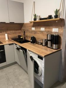 Η κουζίνα ή μικρή κουζίνα στο MoryńApartments ROOMS