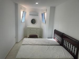 Postel nebo postele na pokoji v ubytování Ferienwohnung Benidorm