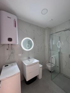 Phòng tắm tại Ponte Nuovo De Luxe Apartment