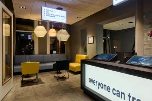 Vstupní hala nebo recepce v ubytování a&o Rotterdam City