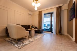 Posezení v ubytování Blvd Ivory Pipera Ap 51 B7