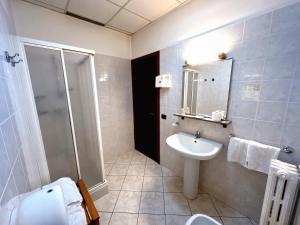 Koupelna v ubytování Hotel mariuccia
