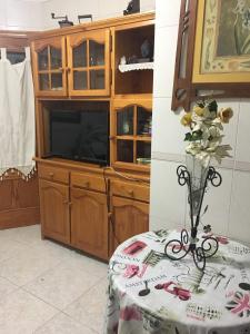 TV a/nebo společenská místnost v ubytování Dama d'Elx