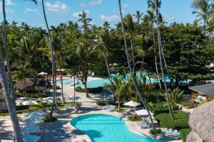 an aerial view of the pool at the resort at Impressive Punta Cana - All Inclusive in Punta Cana