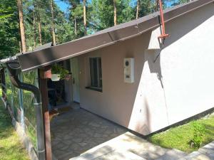 Bygningen som ferieboligen ligger i