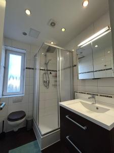 Bilik mandi di GreenTreeHomes - Herzstück Kirsche- im Zentrum Coburgs