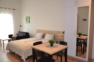Ένα ή περισσότερα κρεβάτια σε δωμάτιο στο Apartamenty na Ceglanej