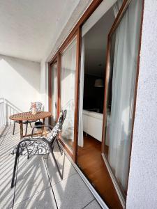 Balkón alebo terasa v ubytovaní Mercury two-bedroom apartment & parking