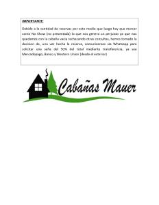 オベラにあるCabañas Mauerの家木・クリスマス鋳造