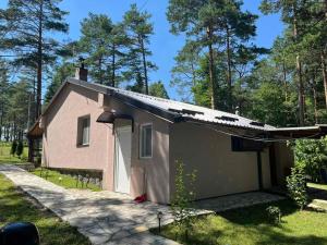 Bygningen som ferieboligen ligger i