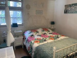 Postel nebo postele na pokoji v ubytování Chalet Sint-Hubertus