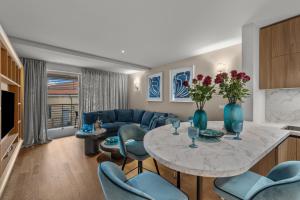 Χώρος καθιστικού στο Town House Apartments