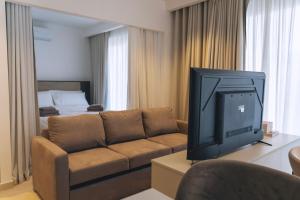 Prostor za sedenje u objektu Water's Edge Suite Xlendi with Direct Sea Access