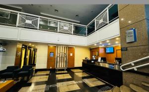Vstupní hala nebo recepce v ubytování HOTEL PERDIZES - FLAT Executivo - 1204