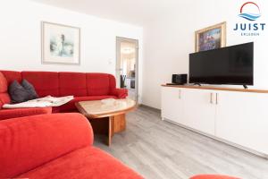 TV a/nebo společenská místnost v ubytování Haus Sylke 137 - Ferienwohnung 7