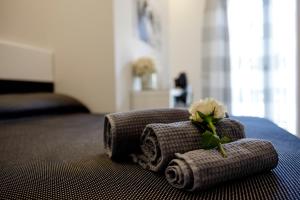 Кровать или кровати в номере B&B Corso Diaz