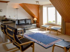 Posezení v ubytování Towan View Loft