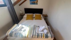 Posteľ alebo postele v izbe v ubytovaní Hostel Split