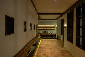 Posezení v ubytování Shanheli Song Dynasty Aesthetic Courtyard Shantou Small Park Store ,Free Hanfu experience, exquisite Chinese afternoon tea