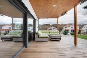 Posezení v ubytování Bayerwald Refugium