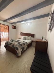 Postel nebo postele na pokoji v ubytování Hotel Mittoz Holbox