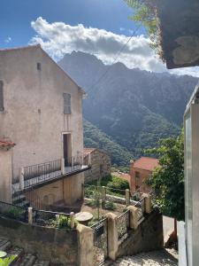 a view of the mountains from a building at OTA T2 proche rivières et plages, randonnées in Guaita